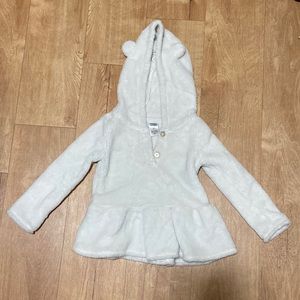 child of mine Polar Bear 🐻‍❄️ Soft Cozy Hoodie Sweater Jacket with ears 2T